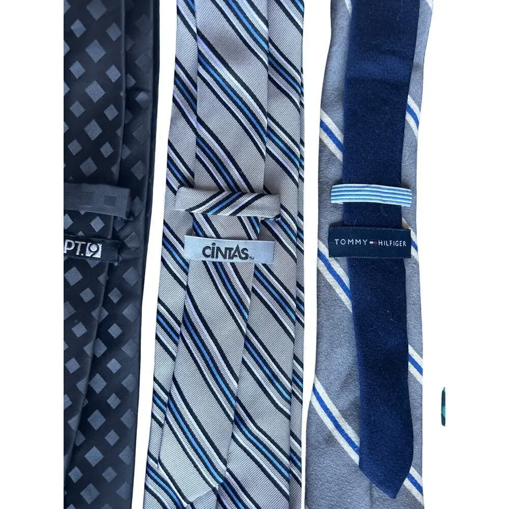 7 Men’s Ties NWOT Name Brand Neckties Gap Covington Cintas Apt 9 Pierre Cardin